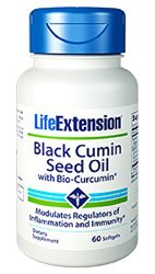 Life Extension Black Cumin Seed Oil w/ Bio Curcumin 60 softgels