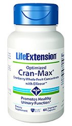 Life Extension Optimized Cran-max with UTIRose, Vegicaps, 60-Count