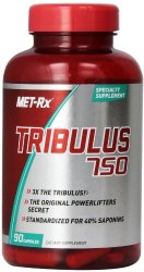 MET-Rx Tribulus 750 Diet Supplement Capsules, 90 Count