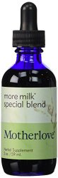 Motherlove More Milk Special Blend Herbal Breastfeeding Supplement with Goat’s Rue Supports Lactation, 2oz Liquid