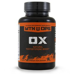 MTN OPS Ox – Natural Testosterone Boost – Enhance Overall Vitality – Boost Drive & Libido – Stimulate Free Testosterone – Increase Muscle Mass
