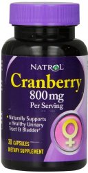 Natrol Cranberry 800 mg Capsules, 30-Count