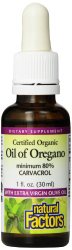Natural Factors – Oil of Oregano, Certified Organic, 1 Fluid Ounce