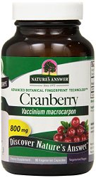 Nature’s Answer Cranberry Fruit Vegetarian Capsules, 90-Count