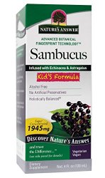 Nature’s Answer Sambucus Kids Formula, 4-Fluid Ounces