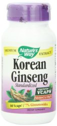 Nature’s Way Ginseng, Korean, 60 Capsules