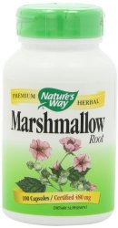 Nature’s Way Marshmallow Root (COG), 100 Capsules (Pack of 2)