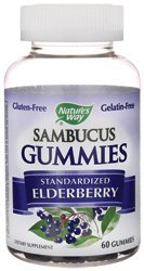 Nature’s Way Sambucus Gummies Standardized Elderberry, 60 ct