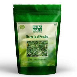 Neem Leaf Powder. 100% Pure and Natural – Herbs India (16 OZ – 1 Pound)