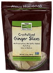 NOW Foods Crystallized Ginger Slices – No Sulfur – 12 oz