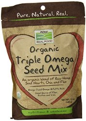 Now Foods Organic Triple Omega Seed Mix, 12 Ounce