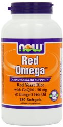 Now Foods Red Omega Soft-gels, 180-Count