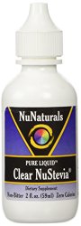 NuNaturals Pure Liquid Clear Stevia, 2 Ounces (Pack of 2)
