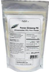 NuSci Panax Ginseng Extract Powder, Standardized 10% Ginsenosides, Energy & Vitality (250 grams (8.8 oz))