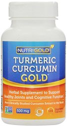 Nutrigold Turmeric Curcumin Gold (Features C3 Complex w/ BioPerine), 500 mg, 120 veg. capsules