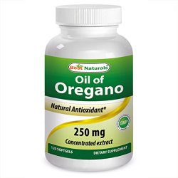 Oregano Oil 250 mg 120 Softgels by Best Naturals – Provides Digestive, Respiratory And Joint Health Support – Promotes Immune Health