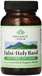 Organic India Tulsi Holy Basil, 90-Count