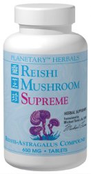 Planetary Formulas Reishi Mushroom Supreme, 650 mg, Tablets, 200 tablets