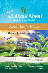 Premium Organic Neem Leaf Whole, Flash Dried (5 Oz) For Tea, bathing, skin irritations, gardening, pets and more!