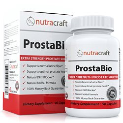 Prostate Supplement with Beta Sitosterol Plant Sterols and Saw Palmetto – Super Formula for Prostate Health and Improved Urine Flow – 90 Capsules