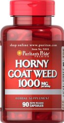 Puritan’s Pride Horny Goat Weed 1000 mg-90 Rapid Release Capsules