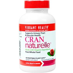 Vibrant Health – Cran-Naturelle – Supports Urinary Tract & Healthy Circulation, 60 count (FFP)