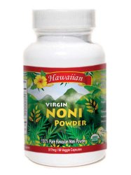 Virgin Noni Juice – 100% Pure Hawaiian Noni Powder Capsules (60 veggie caps)