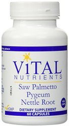 Vital Nutrients Saw Palmetto Pygeum Nettle Root Supplement, 60 Count