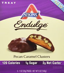 Atkins Endulge Pecan Caramel Clusters 5 Bars