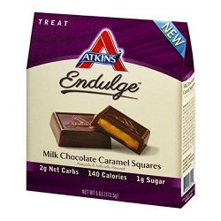 Atkins endulge pieces – milk chocolate caramel squares – 6 Ounce