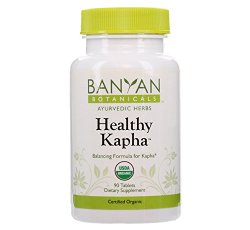 Banyan Botanicals Healthy Kapha – Certified Organic, 90 Tablets – Balancing Formula for Kapha