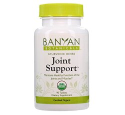 Banyan Botanicals Joint Support – Certified Organic, 90 Tablets – Maintains Healthy Function of the Joints and Muscles