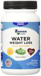 CLOSEOUT SALE 50% OFF – Water Pill Diuretic – Weight Loss – 90 Capsules (50% More Capsules Than Competitors)