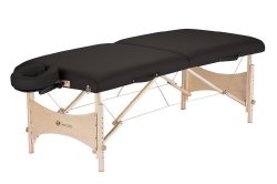 Earthlite Harmony DX Portable Massage Table Package (Black)