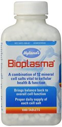 Hyland’s Bioplasma Tablets, Natural Homeopathic Combination of Cell Salts Vital to Cellular Function, 1000 Count
