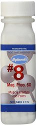 Hyland’s Cell Salts #8 Magnesia Phosphorica 6X Tablets, Natural Homeopathic Relief of Muscle Cramps and Pains, 500 Count