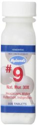 Hyland’s Cell Salts #9 Natrum Muriaticum 30X Tablets, Natural Homeopathic Headache and Indigestion Relief, 500 Count