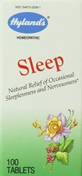 Hyland’s Sleep Relief Tablets, Natural Relief of Occasional Sleeplenssness and Nervousness, 100 Count