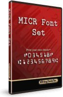 MICR / E13-B Font for Windows