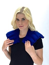 My Heating Pad- Neck & Shoulder Wrap Hot & Cold Therapy – Neck Strain Relief (Blue)