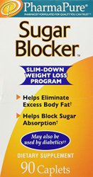PharmaPure Sugar Blocker Slim-down Weight Loss Program (90 Caplets)