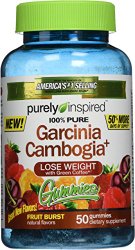 Purely Inspired Garcinia Cambogia+ Gummies, Fruit Burst, 50 Count