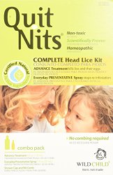 Quit Nits Natural Complete Head Lice Removal Kit, Kills and Prevents Lice and Lice Eggs, 1 Kit
