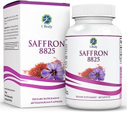 Saffron Extract 8825 (Vegetarian) – Best All Natural Appetite Suppressant That Works – 88.5 mg per capsule – 30 Day Supply
