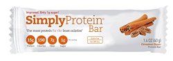 Simply Protein Bar, Cinnamon Pecan, GF and Vegan, 1.4 Ounce (Pack of 15)