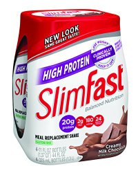 Slim Fast Ready to Drink High Protein Meal Replacement Shake, Creamy Milk Chocolate, 4 Count (Pack of 6)