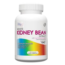 White Kidney Bean Extract- 1000mg Per Serving, 200 Capsules,White Kidney Bean Extract for Weight Loss,Carb Blocker, Summer Diet Hack,(Value Size)