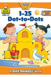1-25 Dot-to-Dots (A Get Ready Book, Ages 4-6)
