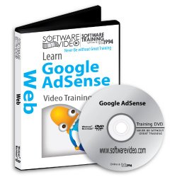 Software Video Learn Google AdSense Training DVD Sale 60% Off training video tutorials DVD Over 2 Hours of Video Training