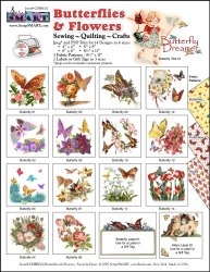 ScrapSMART – Butterflies & Flowers CD Collection – Jpeg & PDF Files [Download]